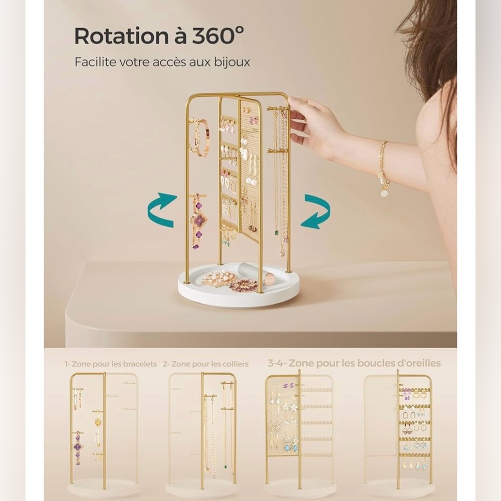 Rotating Jewelry Display Stand - Picture 3 of 8